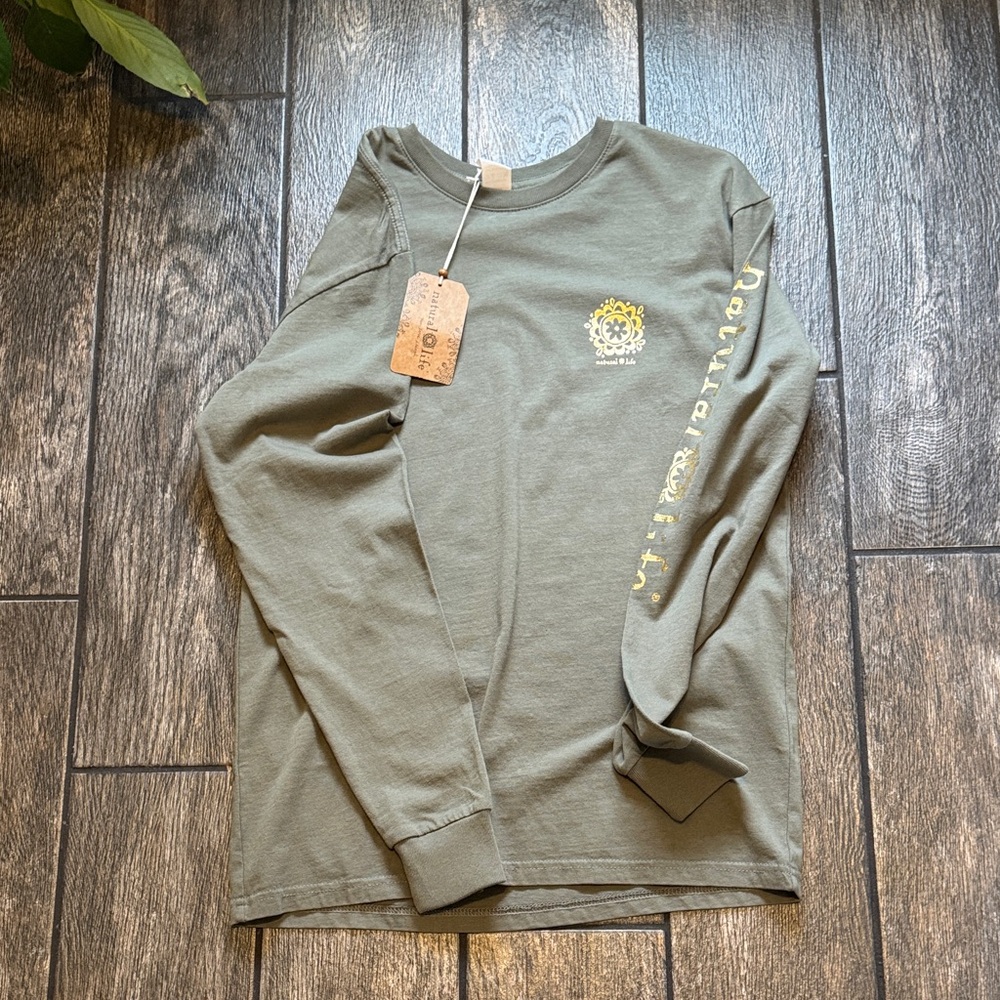 NATURAL LIFE Olive Long Sleeve Tee